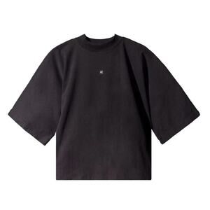 NEW Yeezy Gap by Balenciaga NO SEAM TEE Black XS Oversize Shirt 3/4 Sport Sleeve